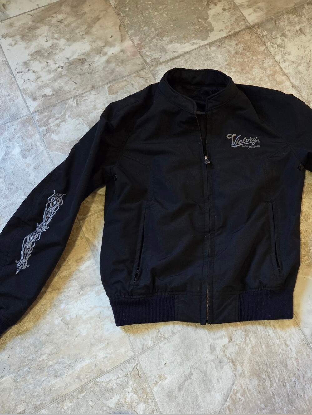 Victory Motorcycles Small Black Riding Jacket